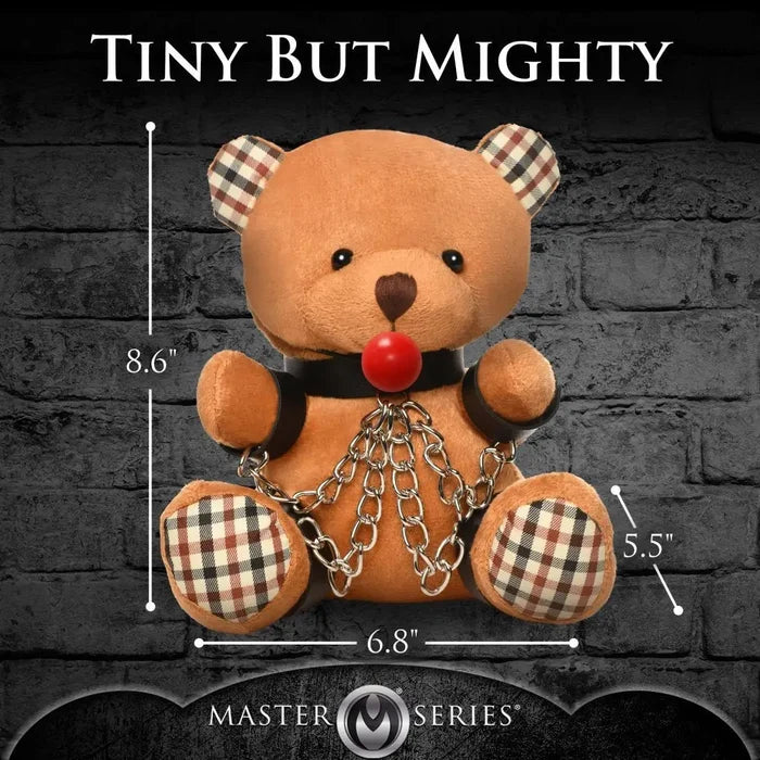 Master Series® Gagged Bondage Teddy Bear - Rolik®