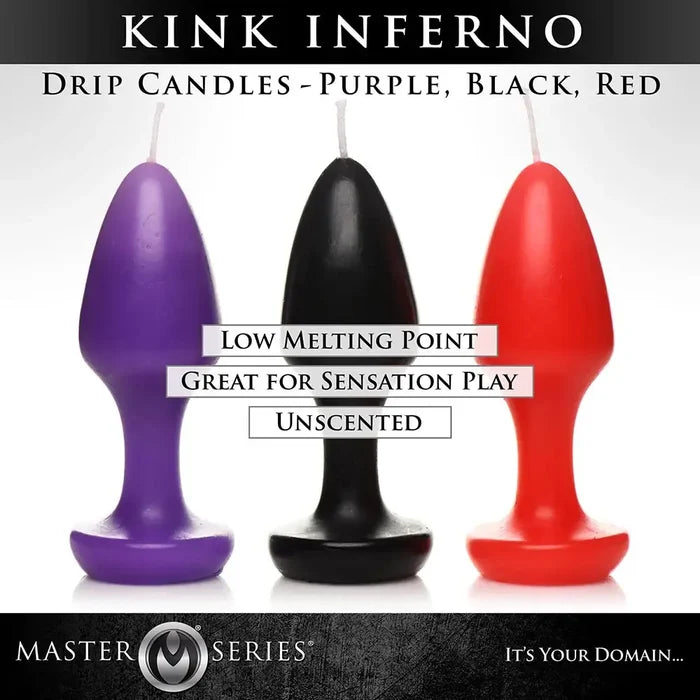 Master Series® Kink Inferno Drip Candles - Candle
