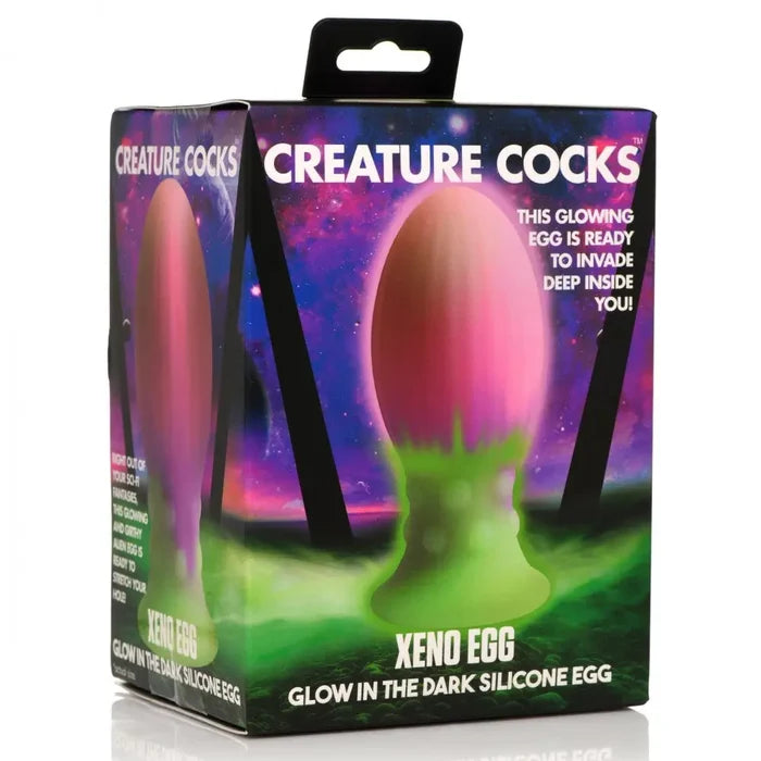 Xeno Glow in the Dark Silicone Egg - Dildo