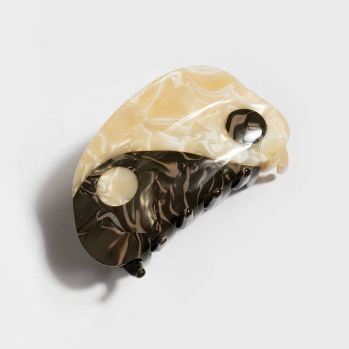Yin Yang Claw Clip Large Marbled