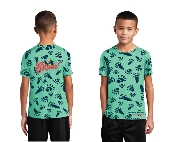 Youth Otter Paws T Shirt