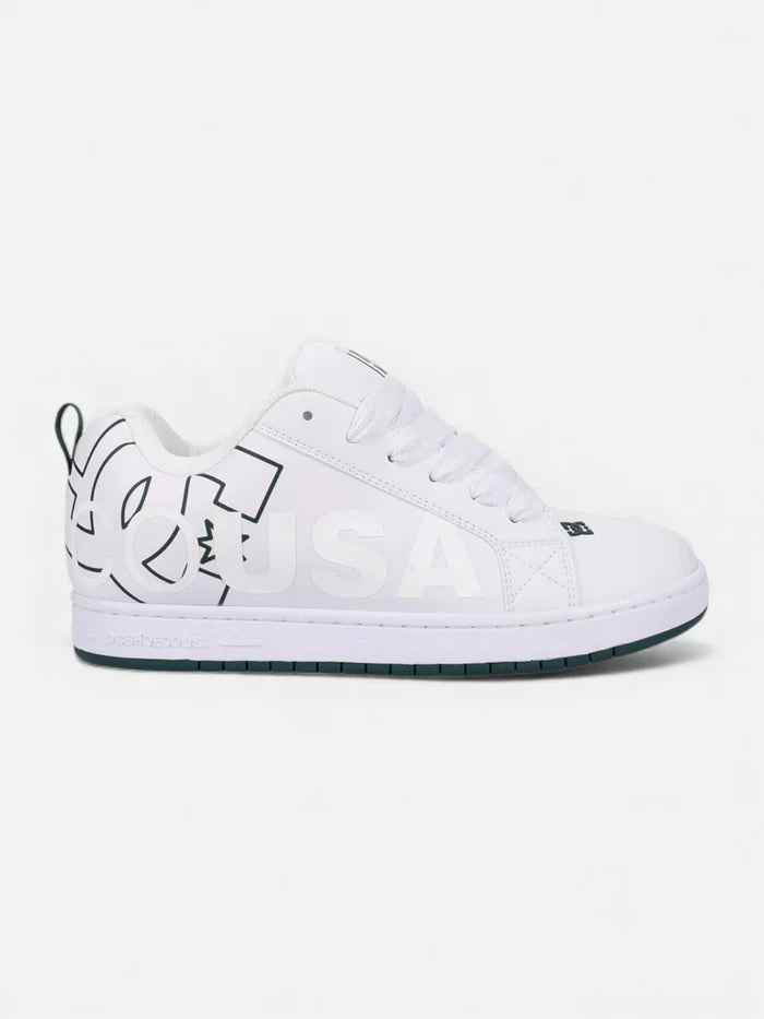 Zapatillas DC Court Graffik Blanco Verde - OUTLET