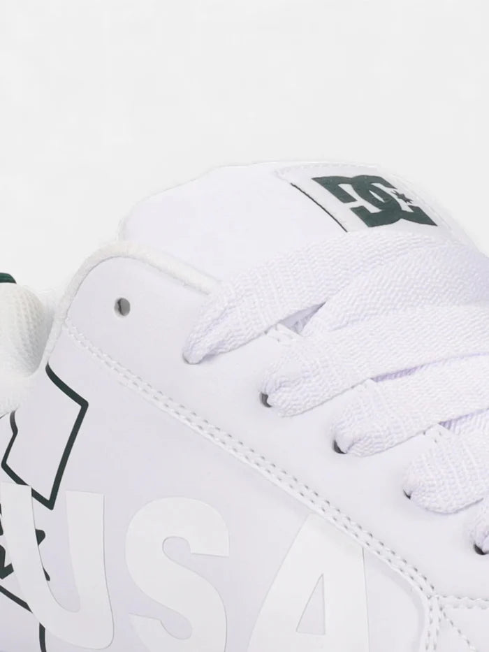 Zapatillas DC Court Graffik Blanco Verde - OUTLET