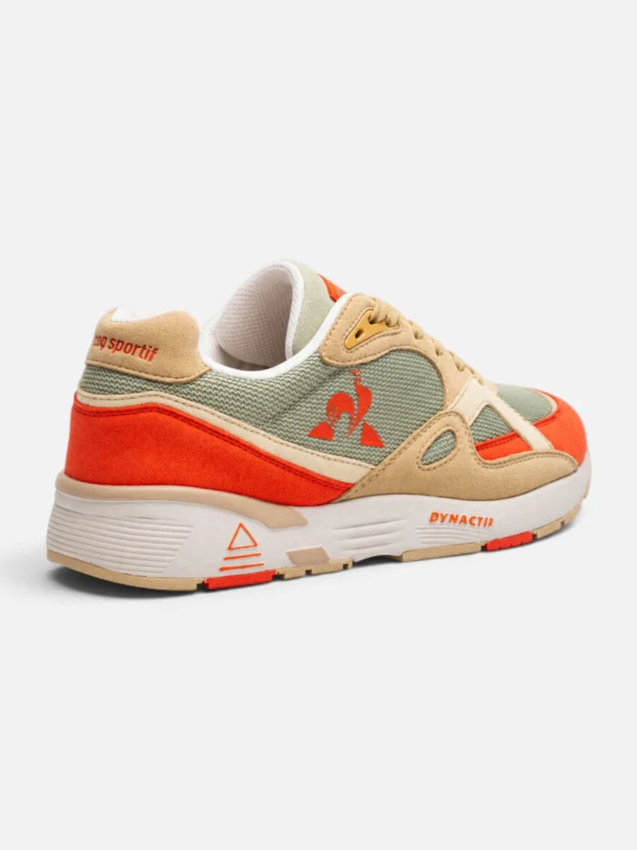 Zapatillas Le Coq Sportif R850 Beige Naranja