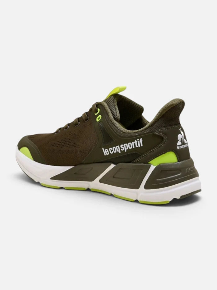 Zapatillas Le Coq Sportif Strider Verde Amarillo Blanco